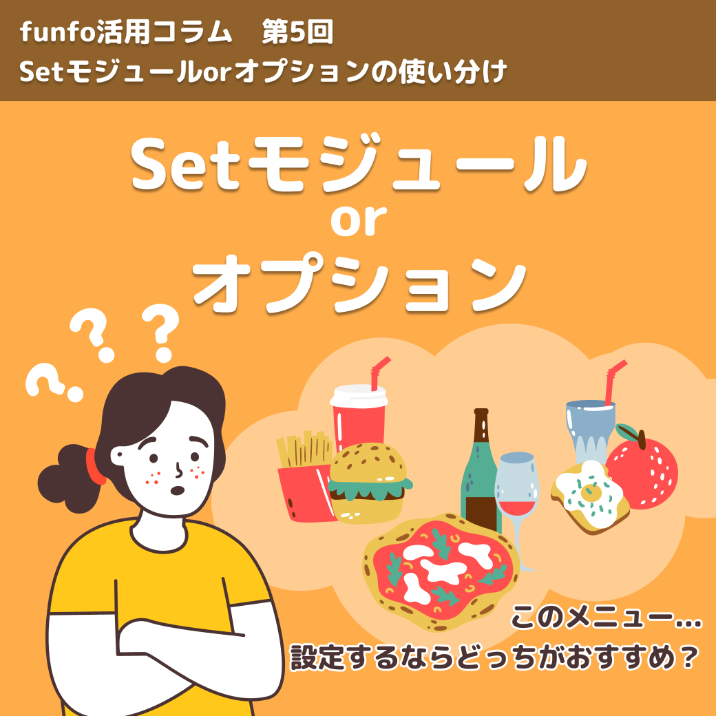 funfo活用コラムNo.5 Setモジュール or オプションの使い分け